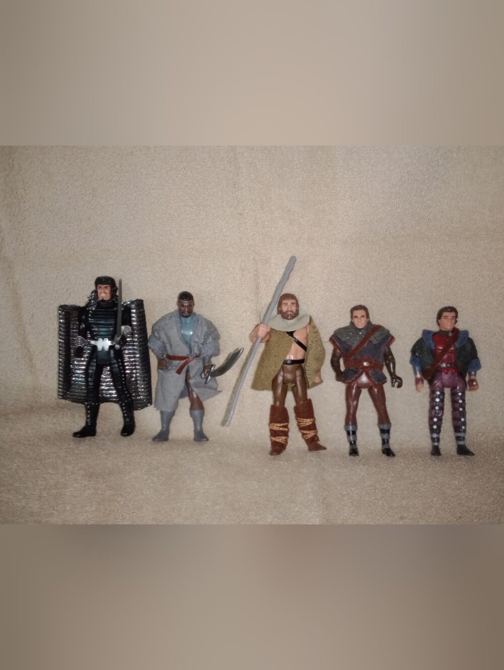 Vintage Robin Hood Action Figures 1991 Azeem Little John Sheriff Nottingham Toys